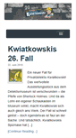 Mobile Screenshot of kwiatkowski-lesen.de